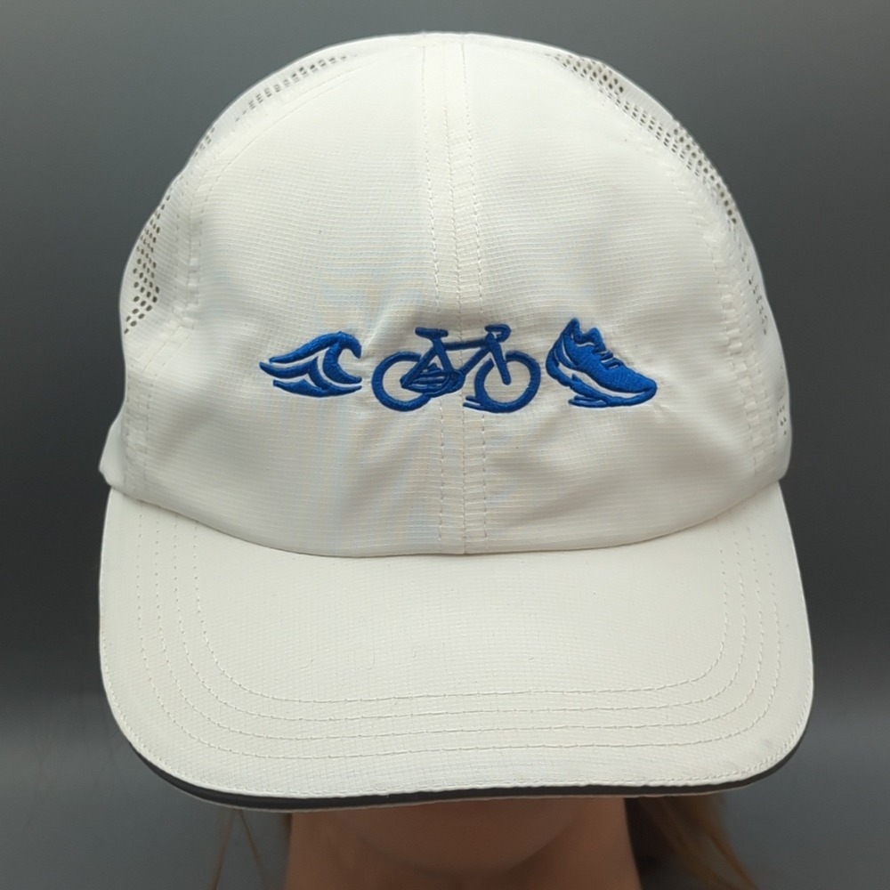 Ironman North American Series 2026 Hat Cap Running, Cycling, Swimming White OSFM